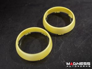 smart fortwo Instrument Trim - Pod Trim Rings - 450 - Yellow